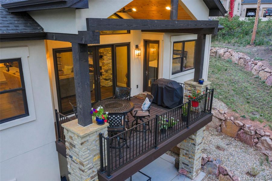 Exterior details and patio area of a home in , Larkspur (Image 24).