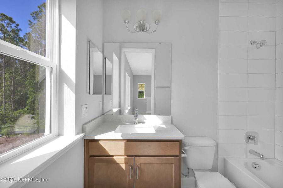 Furnished interior view inside a new home in Reflections at Nocatee, Ponte Vedra (Image 12). Furnished interior view inside a new home in Reflections at Nocatee, Ponte Vedra (Image 12).