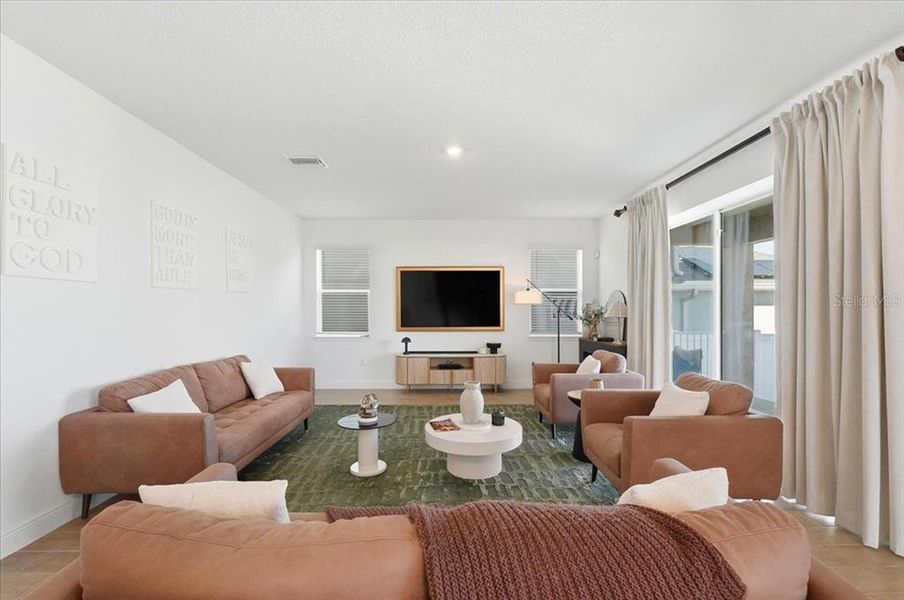 Furnished interior view inside a new home in Hills of Minneola, Minneola (Image 12).