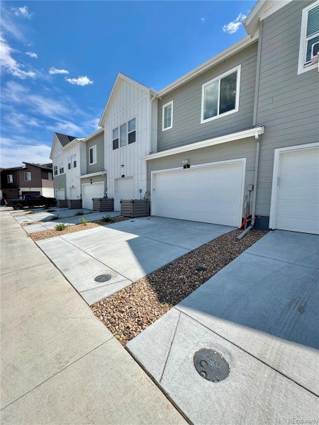 2 car driveway and 2 car garage