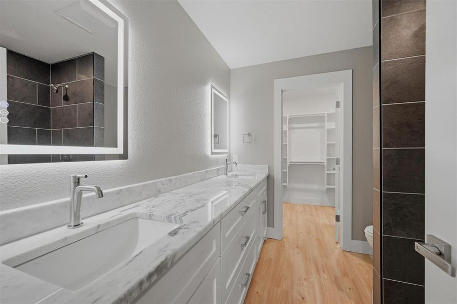 Furnished interior view inside a new home in , Sherman (Image 9).