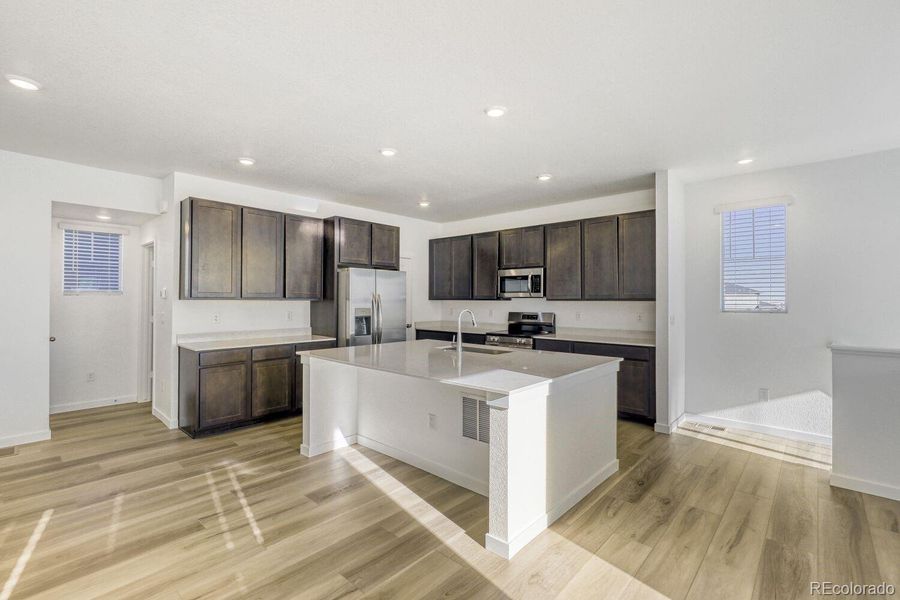 Furnished interior view inside a new home in Parterre, Thornton (Image 7). Furnished interior view inside a new home in Parterre, Thornton (Image 7).