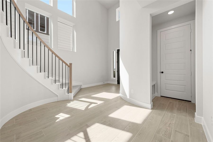 Spacious, unfurnished interior of a new home in Austin Point, Richmond (Image 19). Spacious, unfurnished interior of a new home in Austin Point, Richmond (Image 19).
