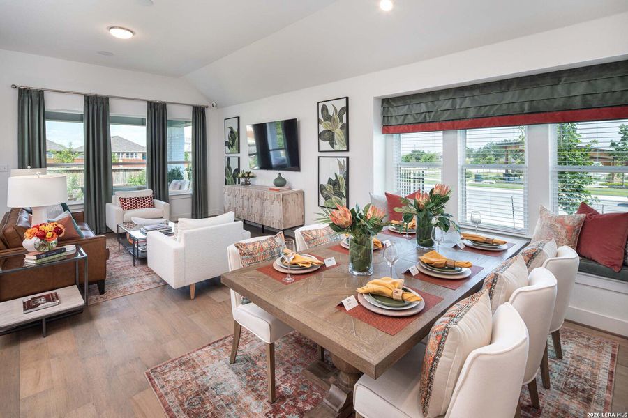 Furnished interior view inside a new home in Davis Ranch, San Antonio (Image 7).