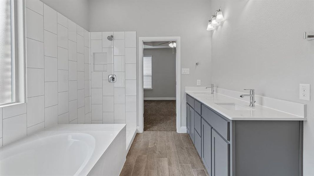 Furnished interior view inside a new home in Morningstar, Aledo (Image 5).
