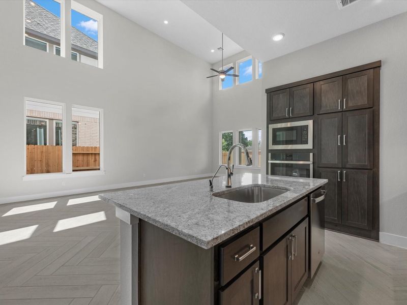 Furnished interior view inside a new home in Oakhill Reserve, Tomball (Image 10).