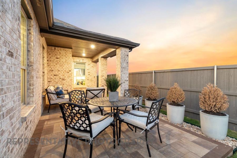 Exterior details and patio area of a home in Pomona: 40ft. lots, Manvel (Image 25). Exterior details and patio area of a home in Pomona: 40ft. lots, Manvel (Image 25).