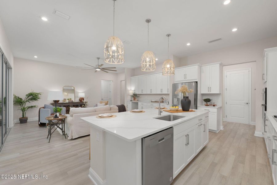 Furnished interior view inside a new home in , St. Johns (Image 16).