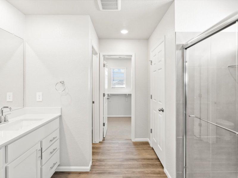 Furnished interior view inside a new home in Paint Brush Hills, Peyton (Image 6).