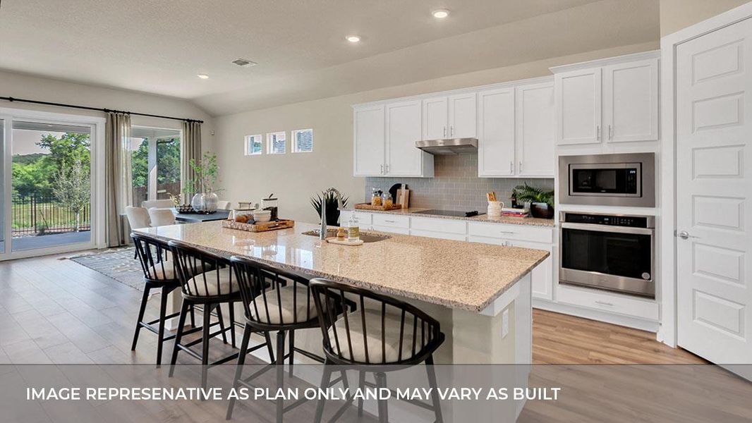 Furnished interior view inside a new home in Rosenbusch Ranch, Leander (Image 17).