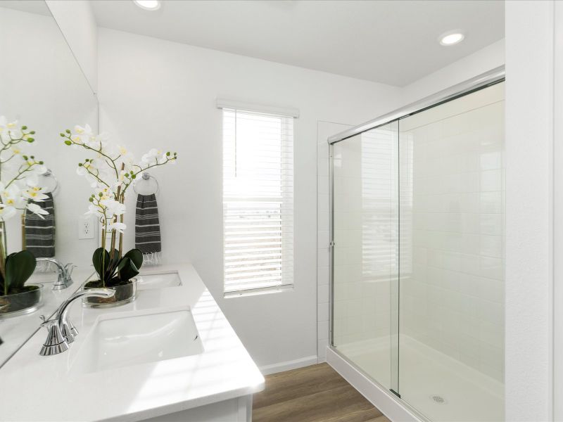 Furnished interior view inside a new home in Westgate, Greeley (Image 22).