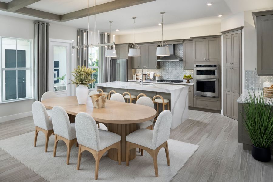 Representative furnished interior of a home built from the Seaside by Mattamy Homes in Newfield, Palm City (Image 12).