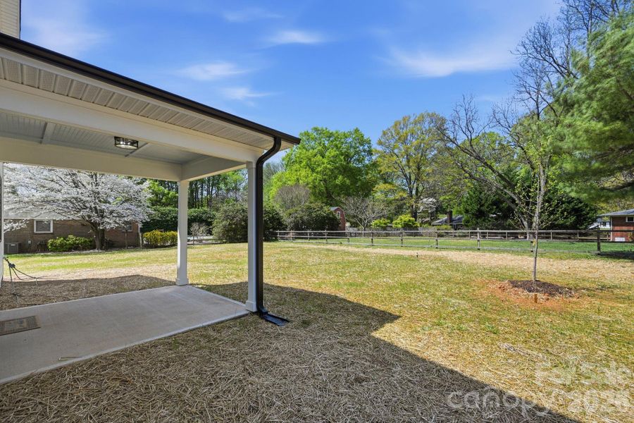 Exterior details and patio area of a home in , Huntersville (Image 27).