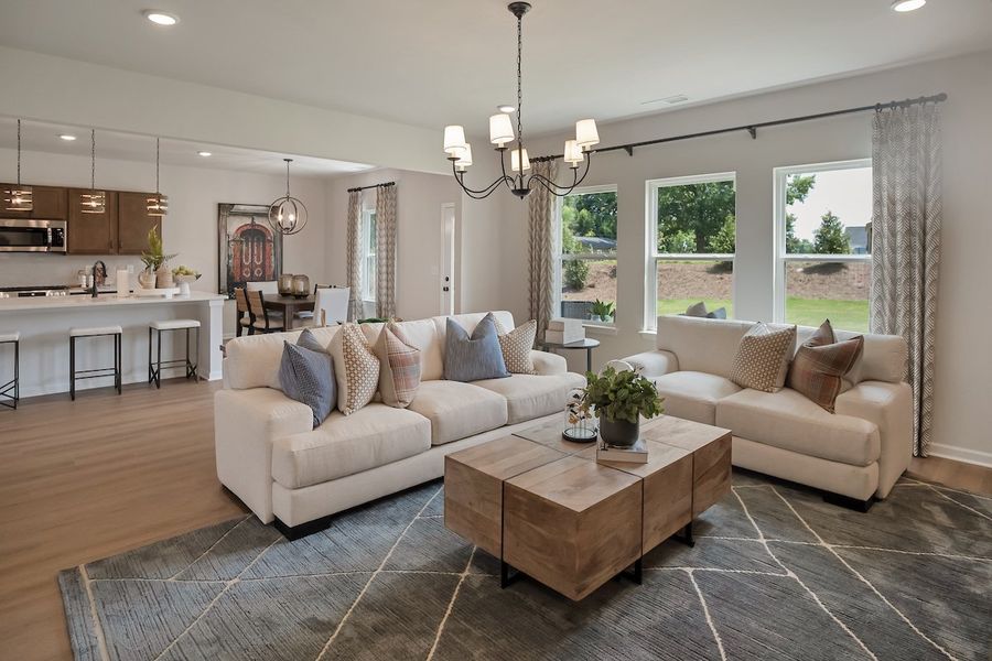 Furnished interior view inside a new home in Hampshire Hills, Columbia (Image 6).