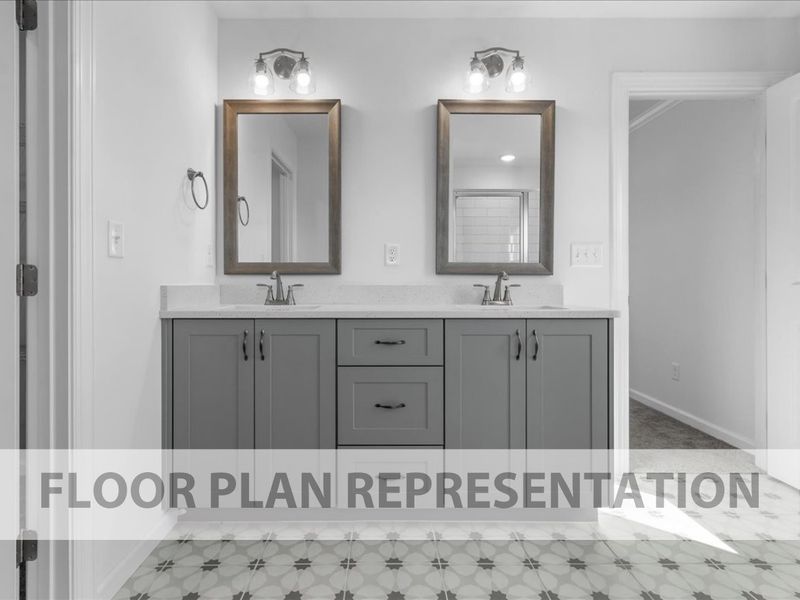 Representative furnished interior of a home built from the Starling by Ivey Homes in Tillery Park, Grovetown (Image 8).