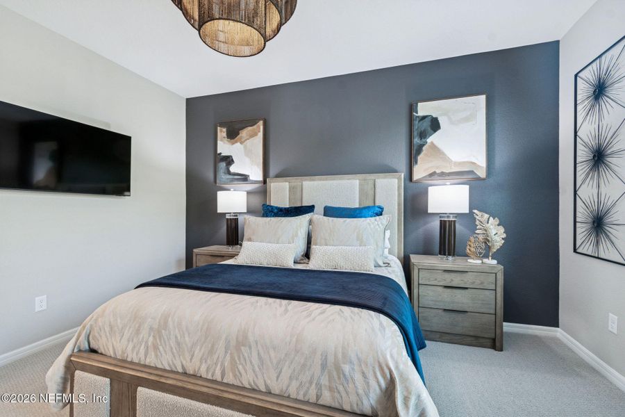 Furnished interior view inside a new home in , St. Augustine (Image 47).