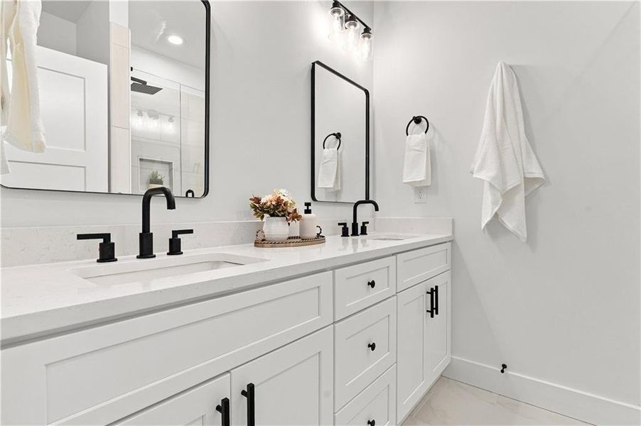 Furnished interior view inside a new home in , Fairburn (Image 11).