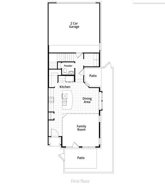 2D floor plan layout of this home in Walsh: Townhomes - The Patios, Aledo, TX (Image 4). 2D floor plan layout of this home in Walsh: Townhomes - The Patios, Aledo, TX (Image 4).
