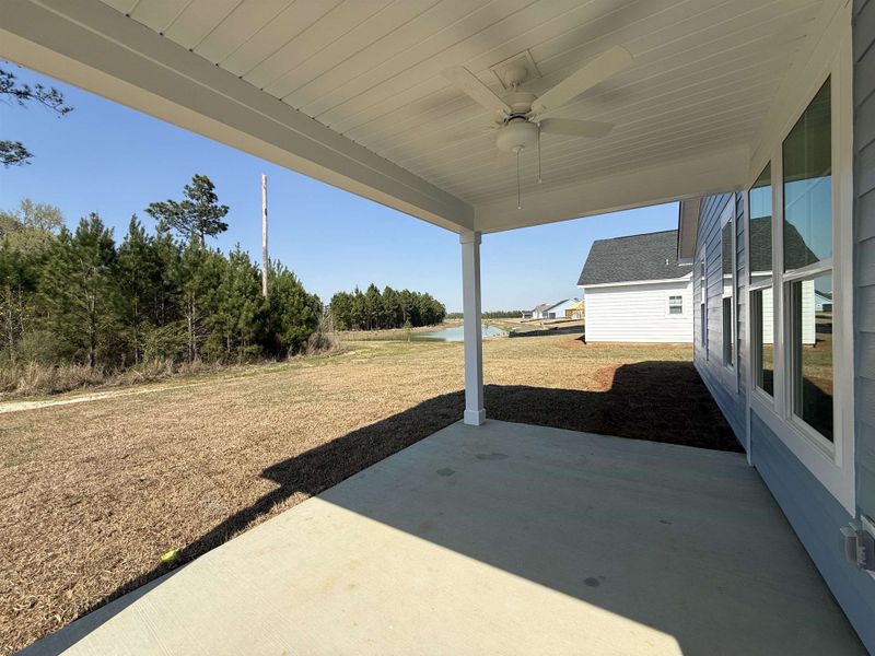 Exterior details and patio area of a home in Westwood Reserve, Conway (Image 3). Exterior details and patio area of a home in Westwood Reserve, Conway (Image 3).
