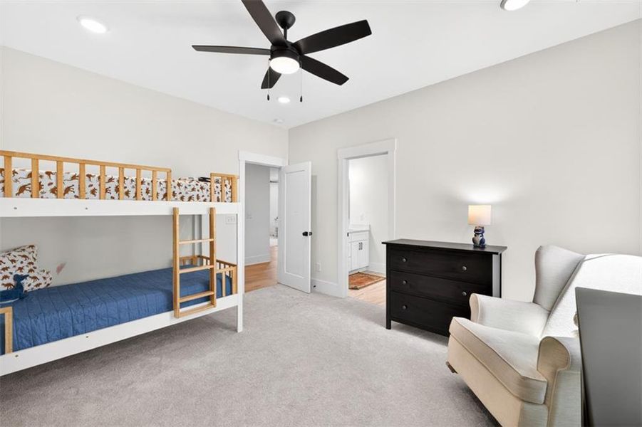 Furnished interior view inside a new home in Town Farms, Peachtree Corners (Image 69).