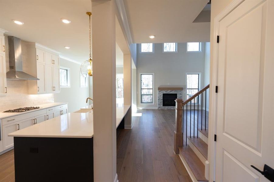 Furnished interior view inside a new home in Bellmoore Park, Johns Creek (Image 16).