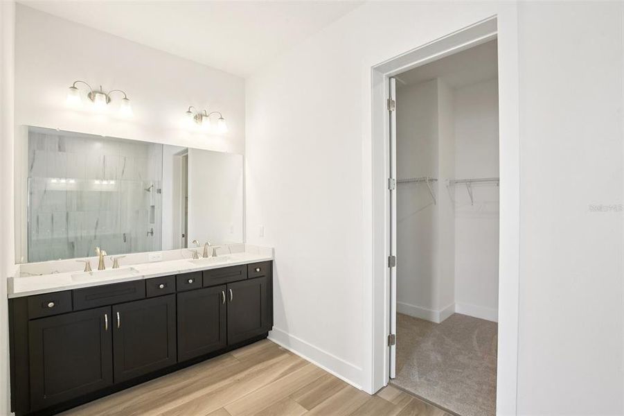 Furnished interior view inside a new home in Eagles Cove at Mirada, San Antonio (Image 14).