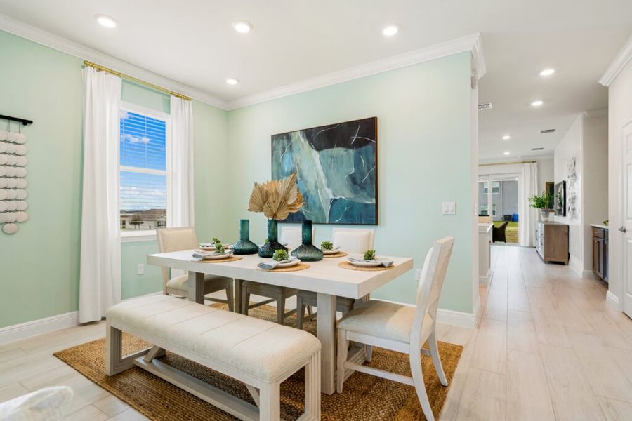 Representative furnished interior of a home built from the Jensen by Holiday Builders in Spirit Of Sebastian, Sebastian (Image 6). Representative furnished interior of a home built from the Jensen by Holiday Builders in Spirit Of Sebastian, Sebastian (Image 6).