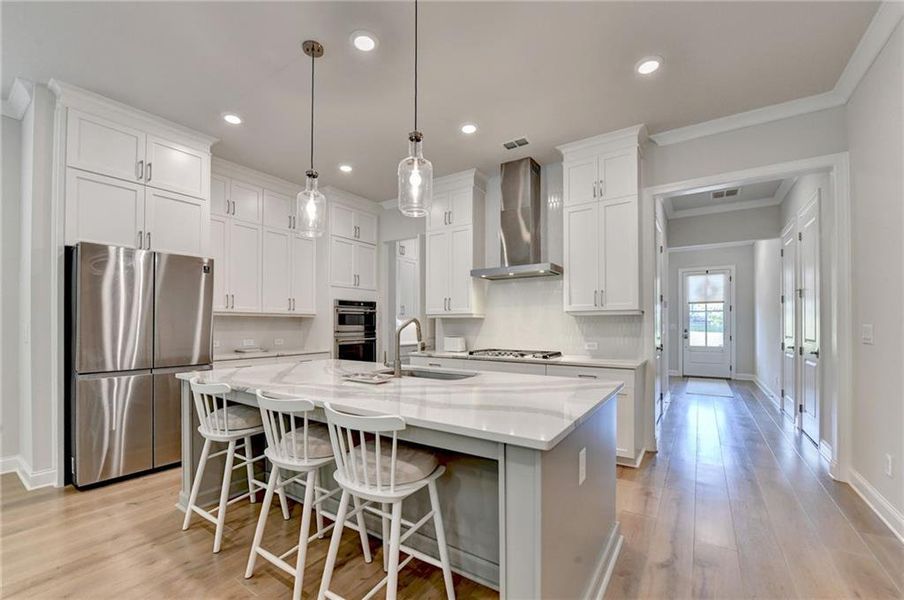 Furnished interior view inside a new home in , Canton (Image 4).
