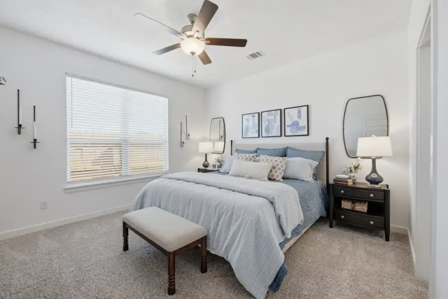 Furnished interior view inside a new home in The Cottages at Pagosa Springs, Bryan (Image 6).