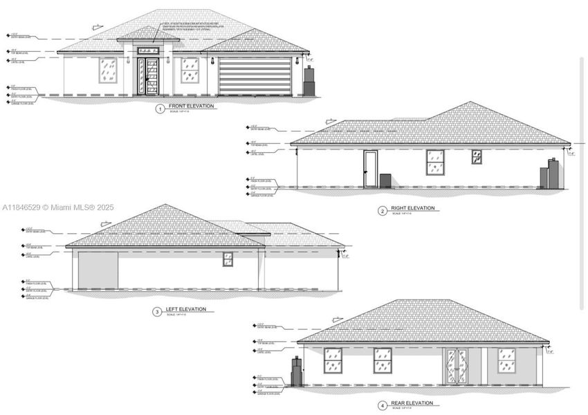 Exterior rendering of this home design in , Lehigh Acres, FL (Image 2).