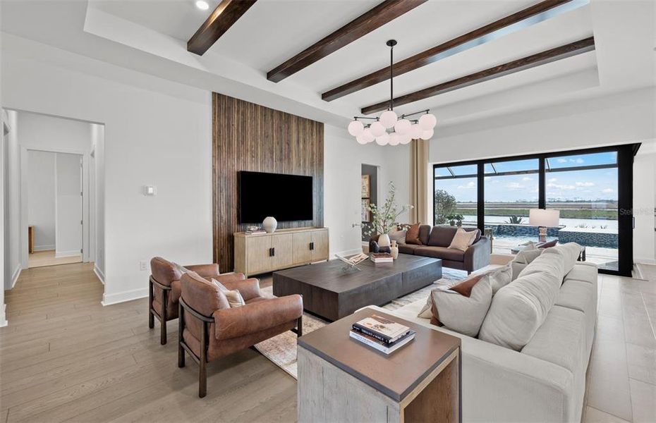 Furnished interior view inside a new home in Del Webb Catalina, Lakewood Ranch (Image 7).