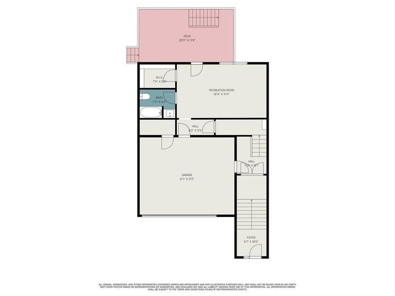 2D floor plan layout of this home in , Atlanta, GA (Image 4).
