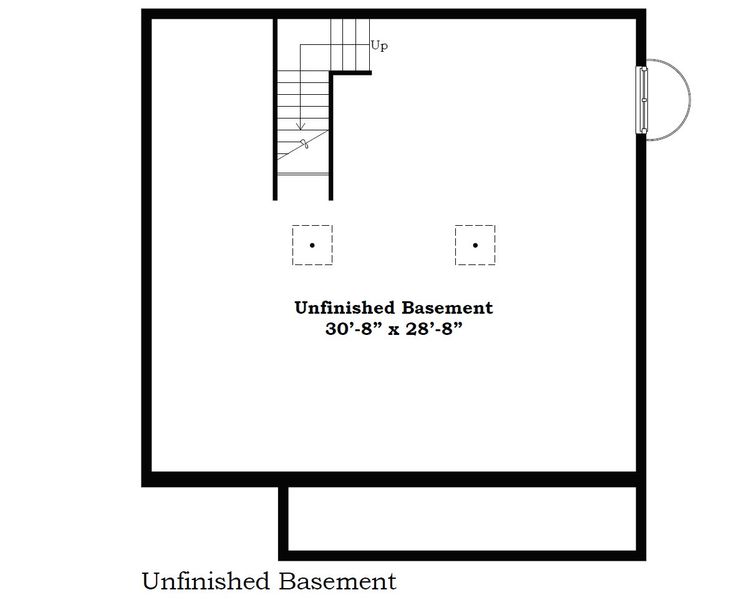 2D floor plan layout for the The Liberty For The Jackson 100 Program by Norfolk Homes in Jackson 100 Program, Jackson, MI (Image 5).