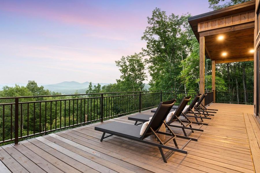 Exterior details and patio area of a home in , Blue Ridge (Image 30).