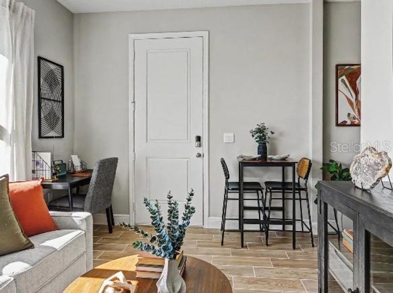 Furnished interior view inside a new home in Oakstone Farms, Leesburg (Image 26).
