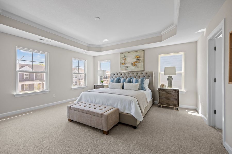 Furnished interior view inside a new home in Neill's Pointe, Angier (Image 15).