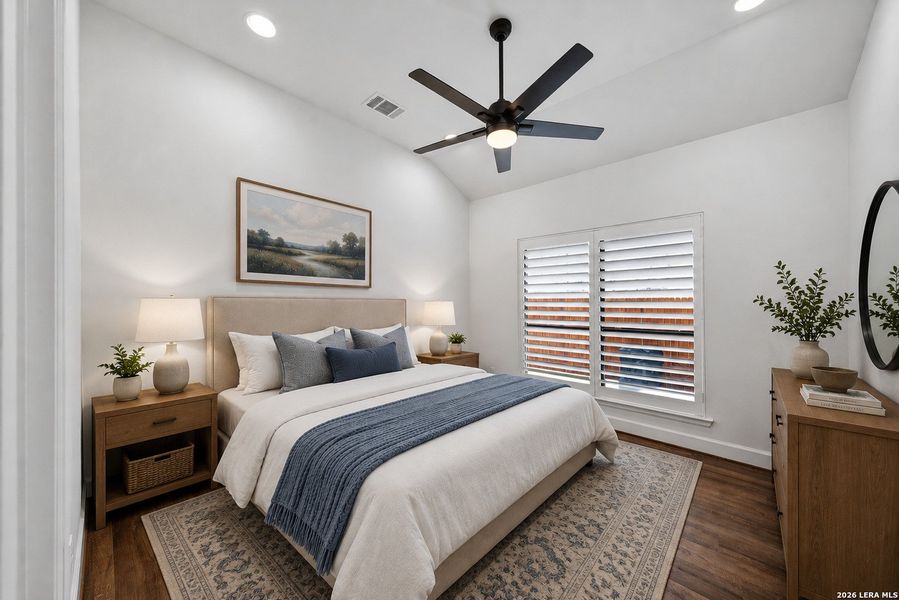 Furnished interior view inside a new home in Ladera, San Antonio (Image 49). Furnished interior view inside a new home in Ladera, San Antonio (Image 49).