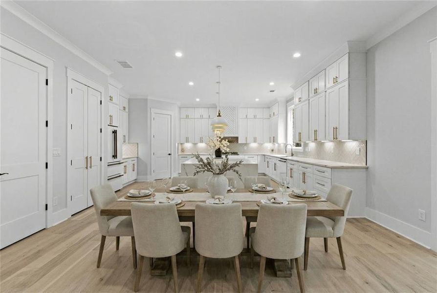 Furnished interior view inside a new home in , Winder (Image 9).