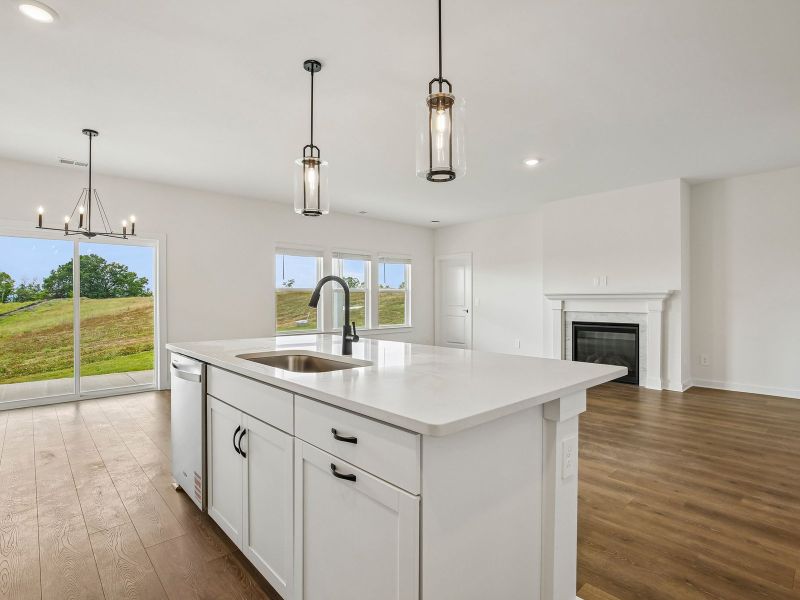 Furnished interior view inside a new home in Benders Cove - Estate Series, Mount Juliet (Image 5).
