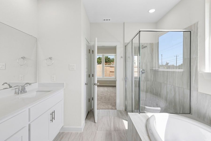 Furnished interior view inside a new home in Park Hill Commons, San Antonio (Image 9). Furnished interior view inside a new home in Park Hill Commons, San Antonio (Image 9).