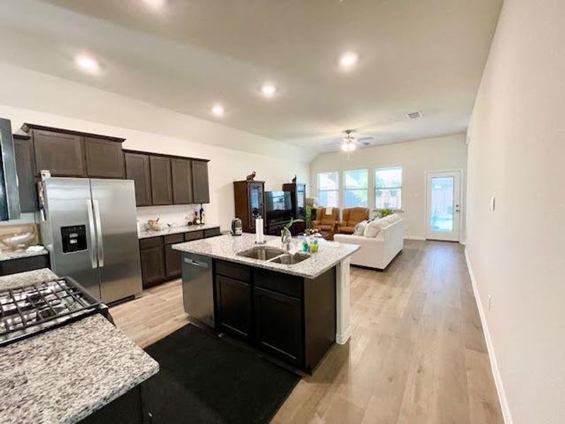 Furnished interior view inside a new home in , Fate (Image 7). Furnished interior view inside a new home in , Fate (Image 7).