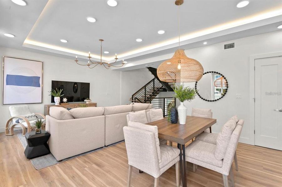 Furnished interior view inside a new home in , Clearwater (Image 16). Furnished interior view inside a new home in , Clearwater (Image 16).