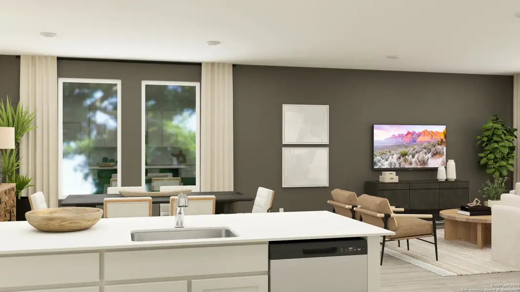 Furnished interior view inside a new home in Guadalupe Heights, Seguin (Image 28).