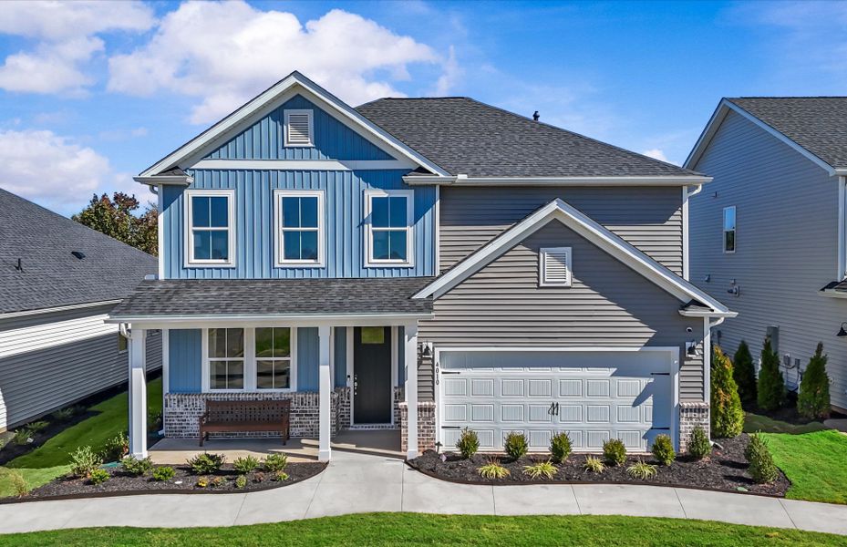 Representative exterior photo of a completed home built from the Valen by Pulte Homes in Sparrow Creek, Boiling Springs, SC (Image 25).