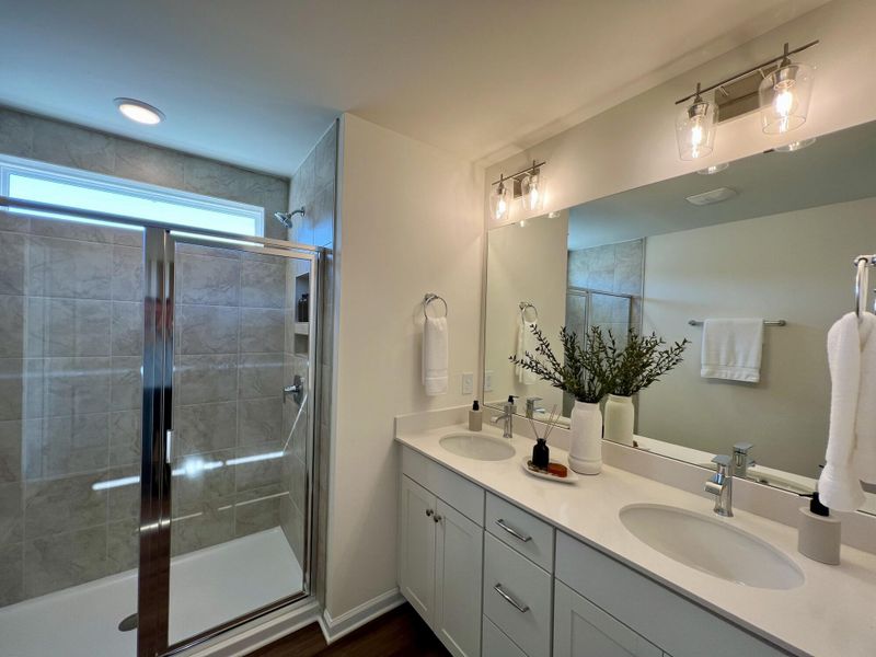 Furnished interior view inside a new home in Bellevue Townhomes, Greenville (Image 16).