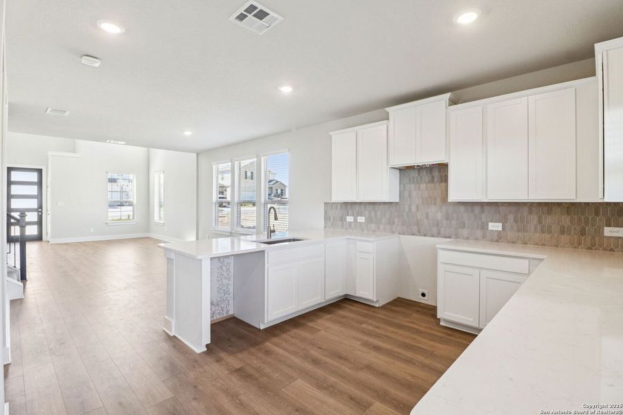 Furnished interior view inside a new home in Legendary Trails - Premier Series, Cibolo (Image 14).