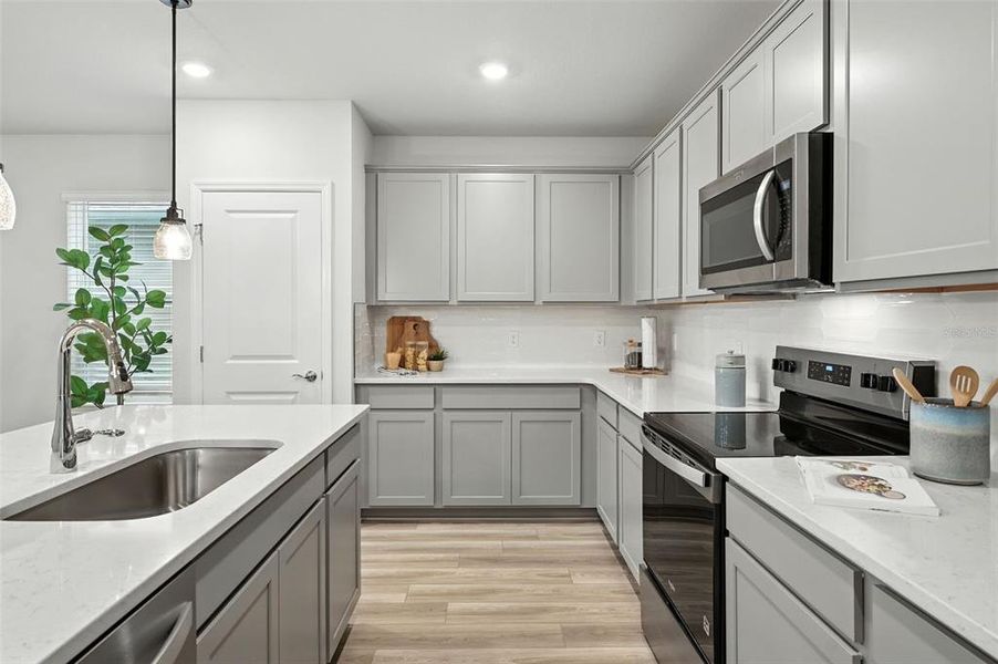 Furnished interior view inside a new home in Amelia Groves, St. Cloud (Image 3).