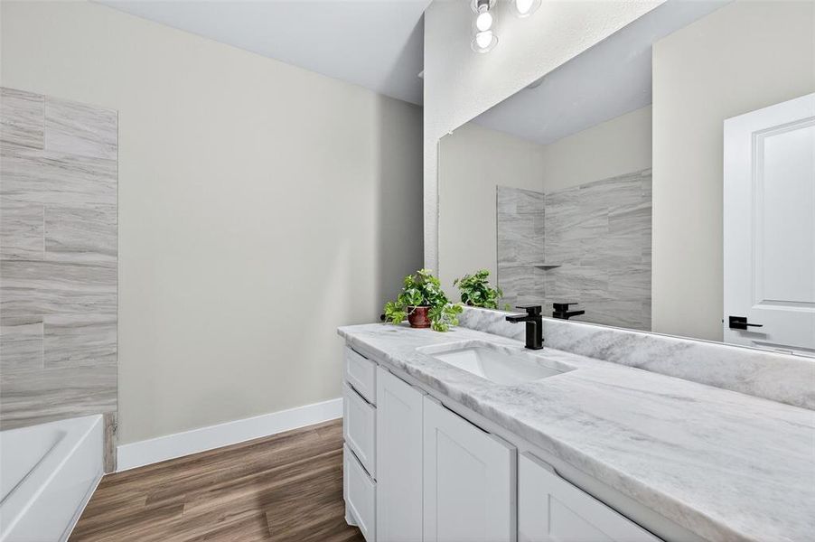 Furnished interior view inside a new home in , Whitesboro (Image 8).