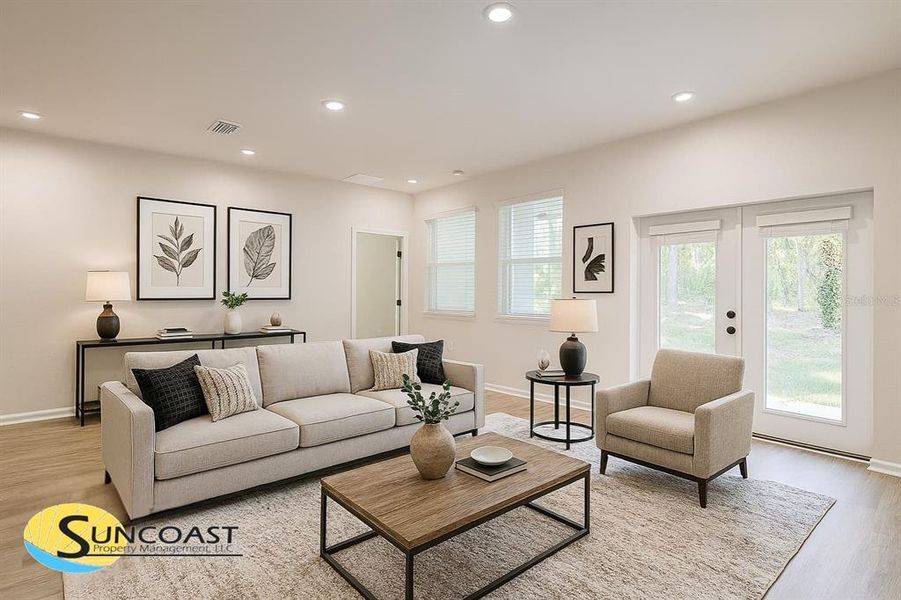 Furnished interior view inside a new home in , Homosassa (Image 11). Furnished interior view inside a new home in , Homosassa (Image 11).