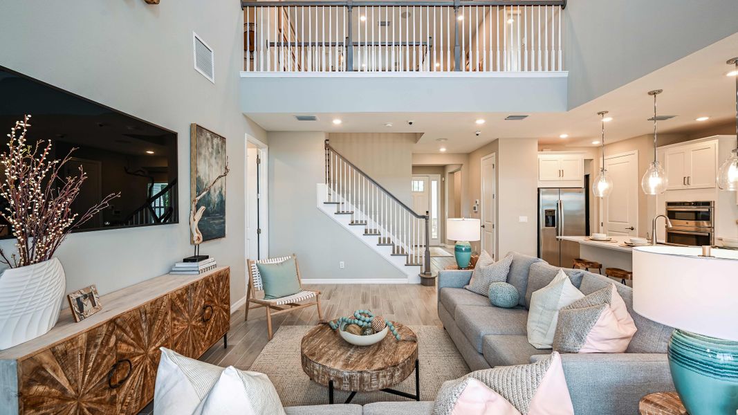 Furnished interior view inside a new home in Veranda Oaks, Fort Pierce (Image 6).